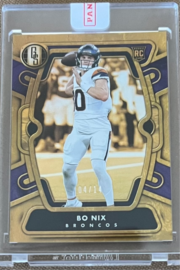 2024 Bo Nix Gold Standard RC 04/14 Panini Encased