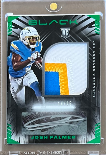 2021 Josh Palmer Black 3 Color Patch Auto RC 14/25