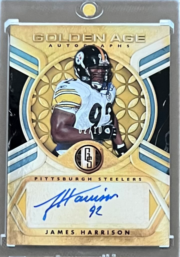 2021 James Harrison Gold Standard Golden Age Autographs 02/10