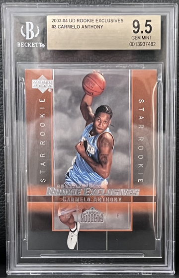 2003 Carmelo Anthony RC UD Rookie Exclusives #3