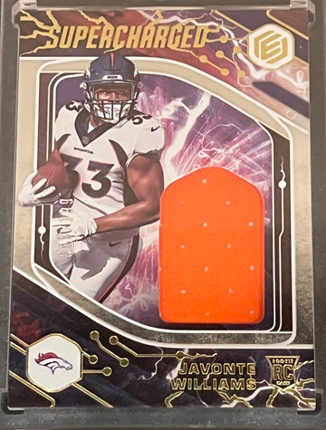 2021 Javonte Williams Elements Supercharged Patch RC/199