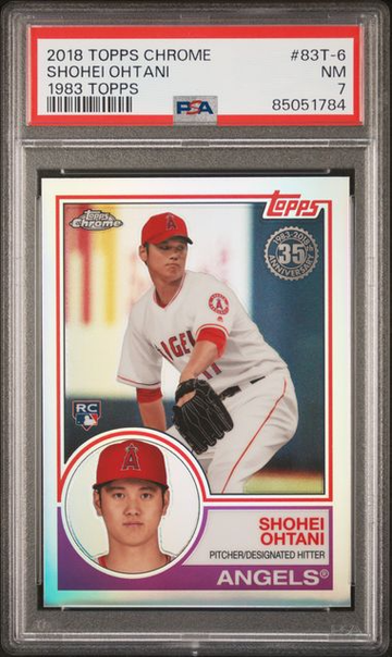 2018 Topps Chrome 1983 Topps #83T-6 Shohei Ohtani Rookie RC