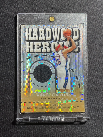 2005-06 Topps Chrome VINCE CARTER Hardwood Heroics XFRACTOR /25 New Jersey NETS