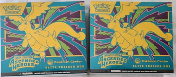 Pokemon Center Ascended Heroes ETB Lot of 2 Sealed