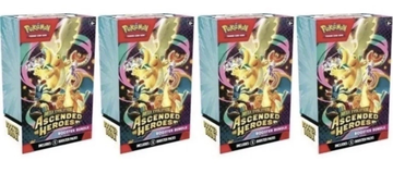 PREORDER Pokémon TCG: Mega Evolution-Ascended Heroes Booster Bundle (6 Packs)- Lot of 4