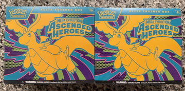 2x Lot Pokemon Ascended Heroes ETB New Factory Sealed
