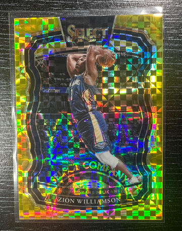 2020-2021 Select Gold Prizm /10 Select Company Zion Williamson