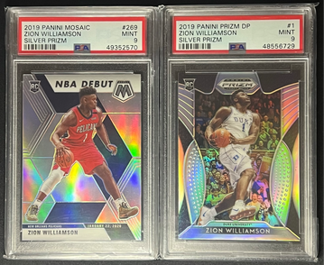 Zion Rookie PSA 9 Lot Prizm Silver Mosaic 