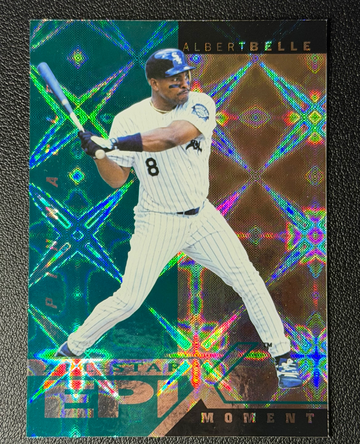 1998 Pinnacle All-Star Epix E10 Moment Emerald Green Albert Belle