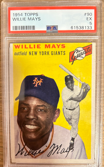 1954 Topps Willie Mays PSA 5