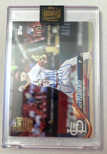 Jack Flaherty 2022 Topps Archives Signature Series Auto /12