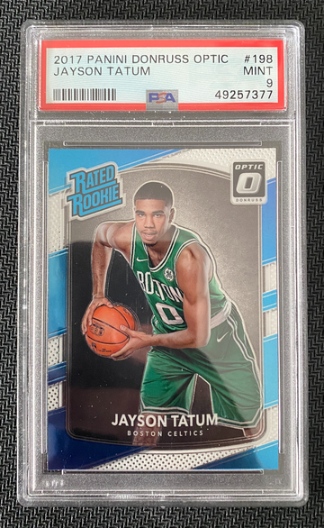 2017 Panini Donruss Optic Jayson Tatum PSA 9