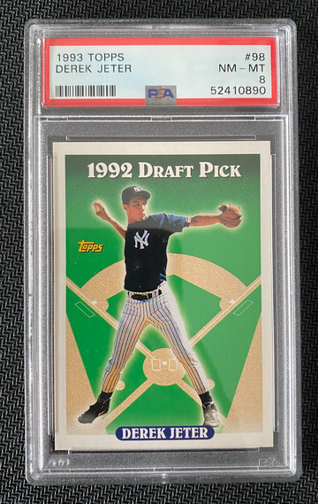 1993 Topps Derek Jeter PSA 8