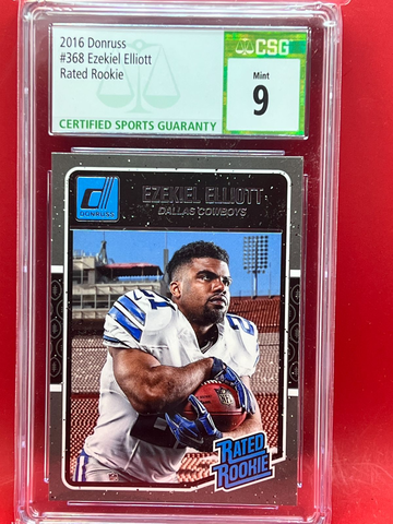 2016 Donruss Ezekiel Elliott Rookie CSG 9