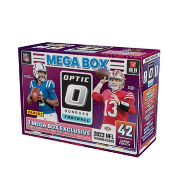 3X 2023 Panini optic NFL mega box- in hand
