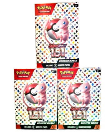3-Pokemon Scarlet Violet S3.5 Booster Bundle Boxes