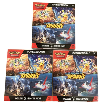 (3) Pokemon TCG: Scarlet & Violet - Surging Sparks Booster Bundle