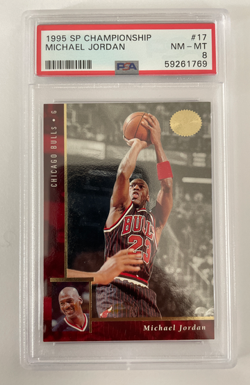1995 SP Championship Michael Jordan #17 - PSA 8 NM-MT #17 - HOF