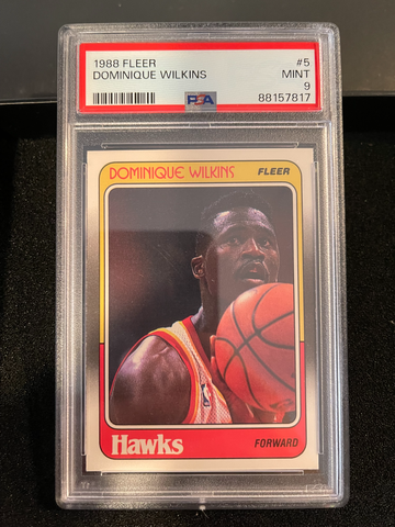 1988 Fleer Dominique Wilkins PSA 9