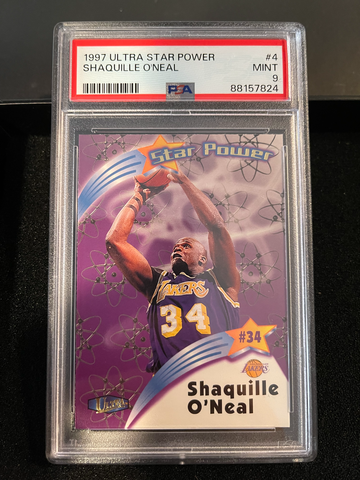 1997 Ultra Shaquille O'Neal Star Power PSA 9