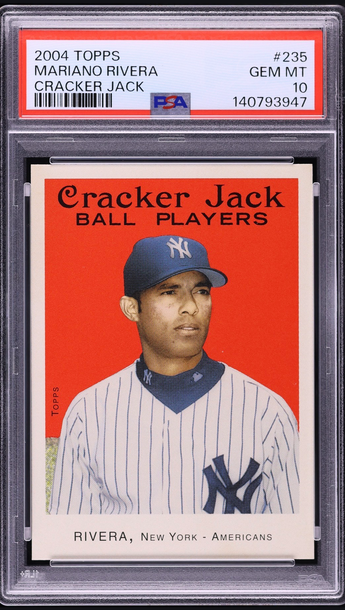 Topps 2004 Cracker Jack Mariano Rivera #235 PSA 10 New York Yankees