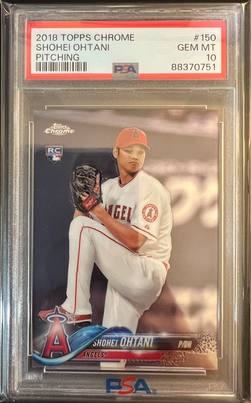 2018 Topps Chrome SHOHEI OHTANI #150 Pitching PSA 10 [C]