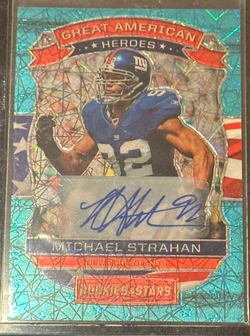 2018 Michael Strahan Rookies and Stars Auto #/25