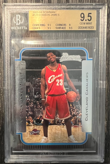 2003-04 Bowman #123 Lebron James BGS 9.5 Rookie Card