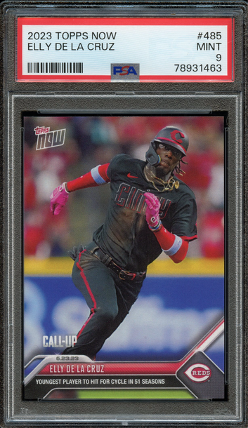 2023 Topps Now Elly De La Cruz PSA 9