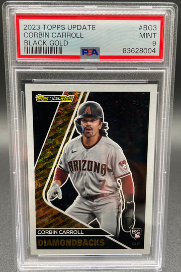 2023 Topps Update Corbin Carroll Black Gold PSA 9
