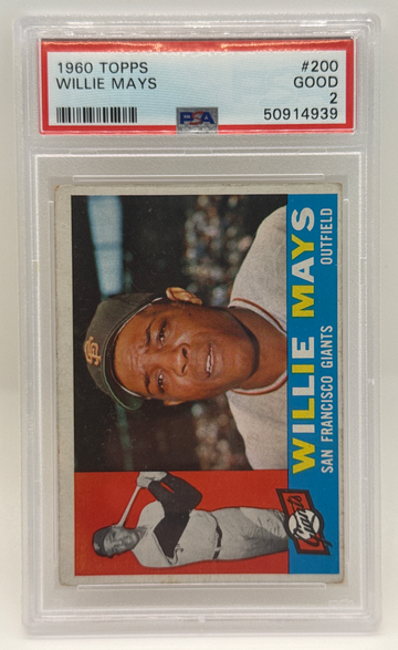 1960 Topps Willie Mays #200 PSA 2 GOOD