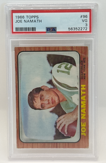 1966 Topps Joe Namath #96 PSA VG 3