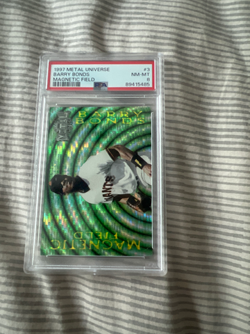 1997 Metal Universe Barry Bonds Magnetic Field 