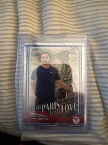 Steph Curry 10 Paris With Love Topps Chrome United States Olympics Team