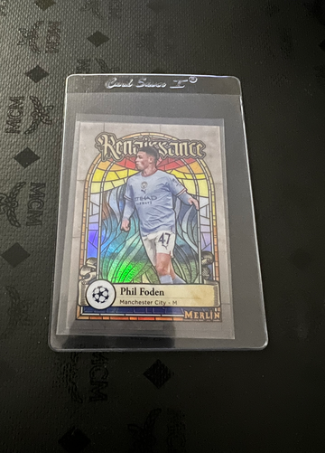 Phil Foden Case Hit Renaissance 2022-23 Topps Merlin Chrome Manchester City Sp