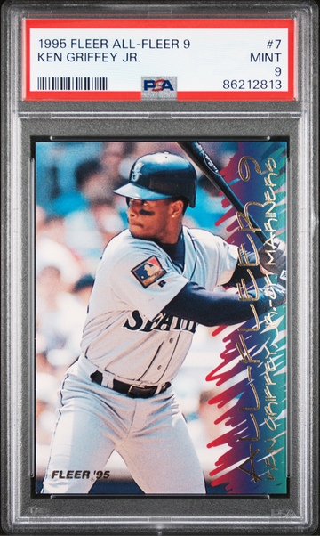 KEN GRIFFEY JR PSA 9 1995 Fleer All-Fleer 9 #7