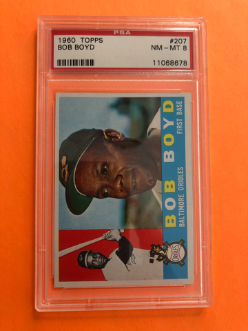 1960 Topps #207 Bob Boyd PSA 8