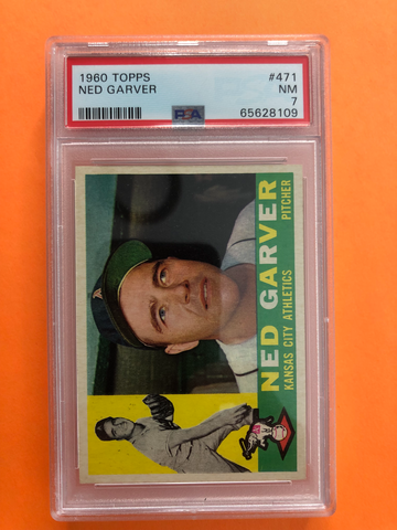 1960 Topps #471 Ned Garver PSA 7