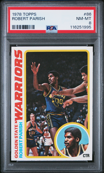 1978-1979 Topps Robert Parish #86 PSA 8 NM-MT Golden State Warriors basketball