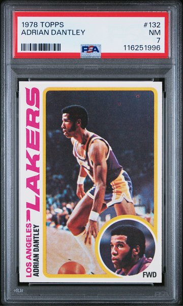 1978-1979 Topps Adrian Dantley #132 PSA 7 NM Los Angeles Lakers vintage graded