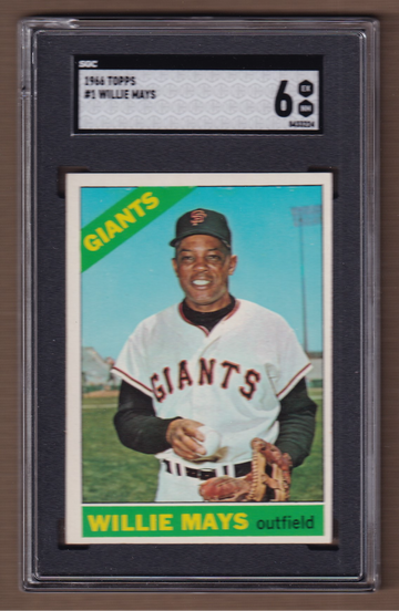 1966 Topps #1 Willie Mays SGC 6