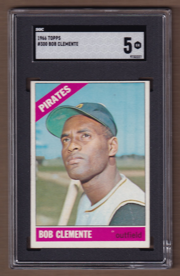 1966 Topps #300 Bob Clemente SGC 5