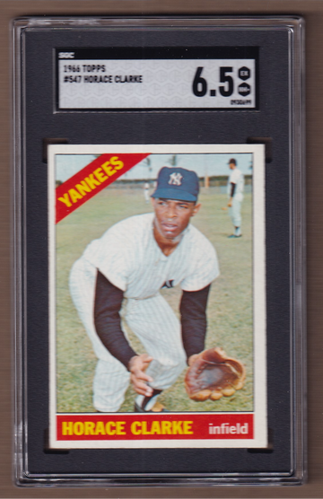 1966 Topps #547 Horace Clarke SGC 6.5