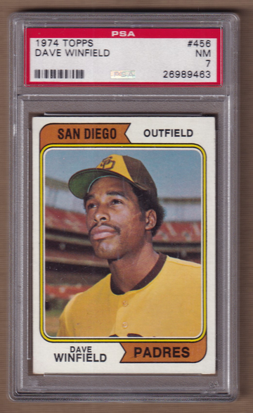 1974 Topps #456 Dave Winfield PSA 7