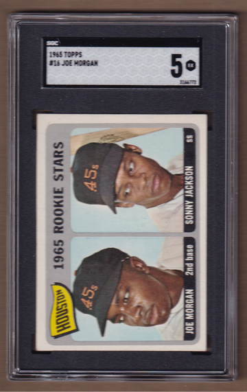 1965 Topps #16 Joe Morgan/Sonny Jackson SGC 5