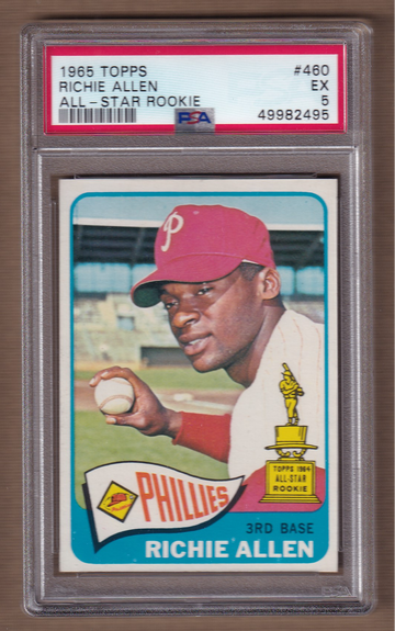 1965 Topps #460 Richie Allen All-Star Rookie PSA 5