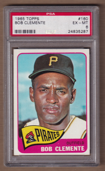 1965 #160 Bob Clemente PSA 6