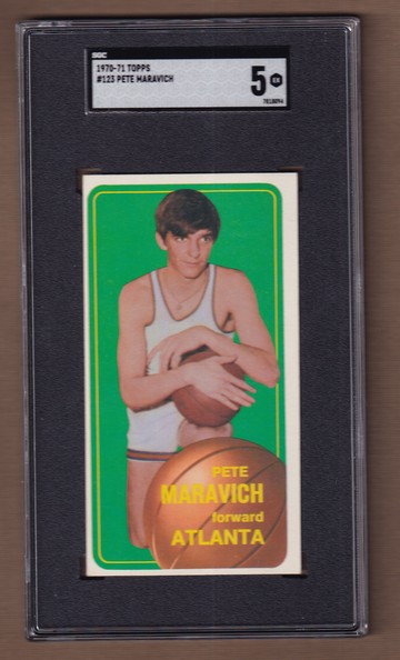 1970 Topps Basketball #123 Pete Maravich RC SGC 5