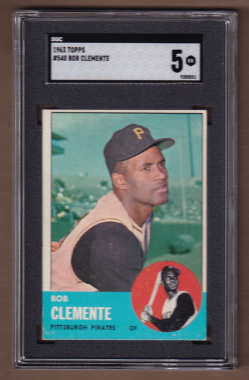 1963 Topps #540 Bob Clemente SGC 5