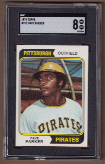 1974 Topps #252 Dave Parker SGC 8